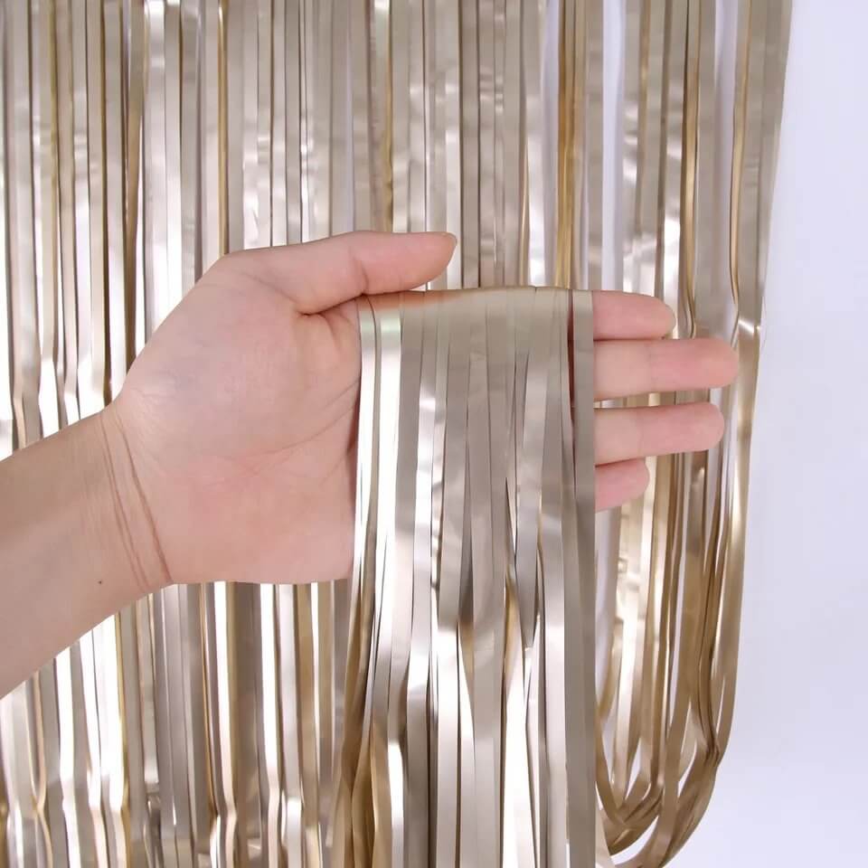 Metallic Background Curtain