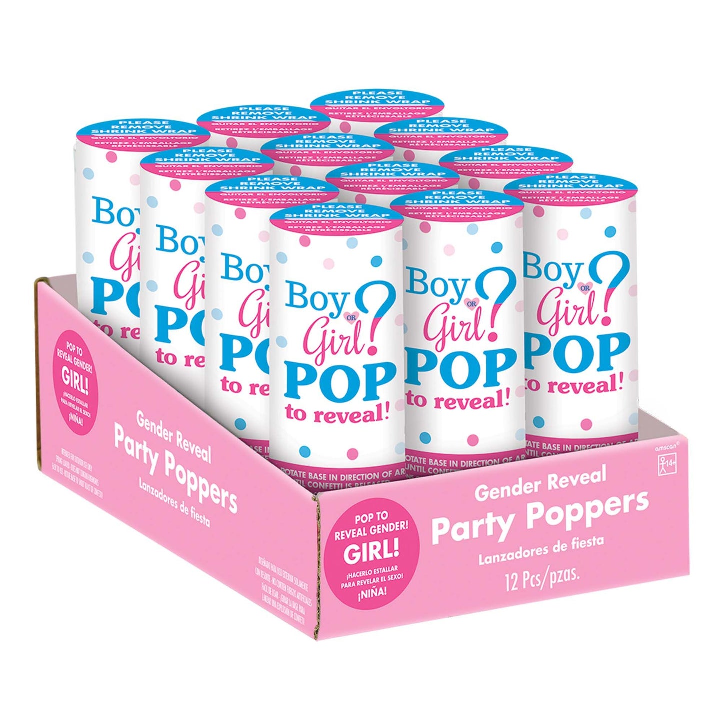 CONFETTI PARTY MINI POPPERS