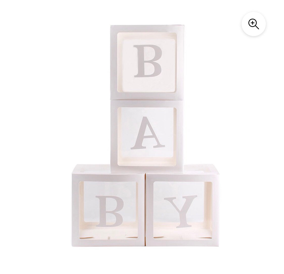 Balloon boxes cub to baby