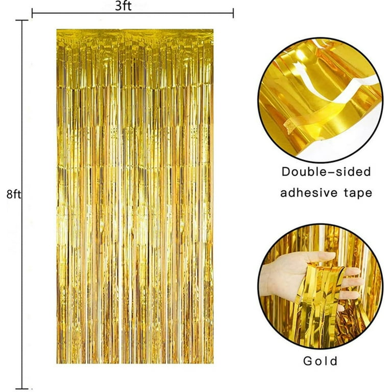 Metallic Background Curtain